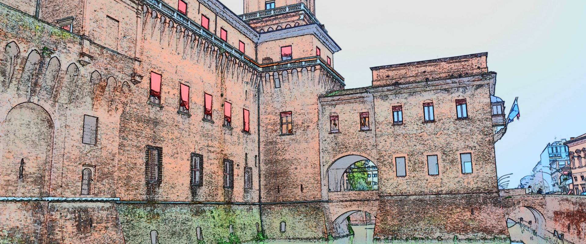 Il castello di Ferrara foto di Paperkat